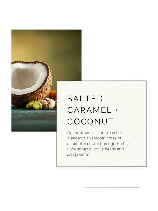 Salted Caramel & Coconut | Soy Candle