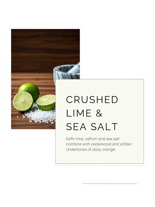 Crushed Lime & Sea Salt | Soy Candle